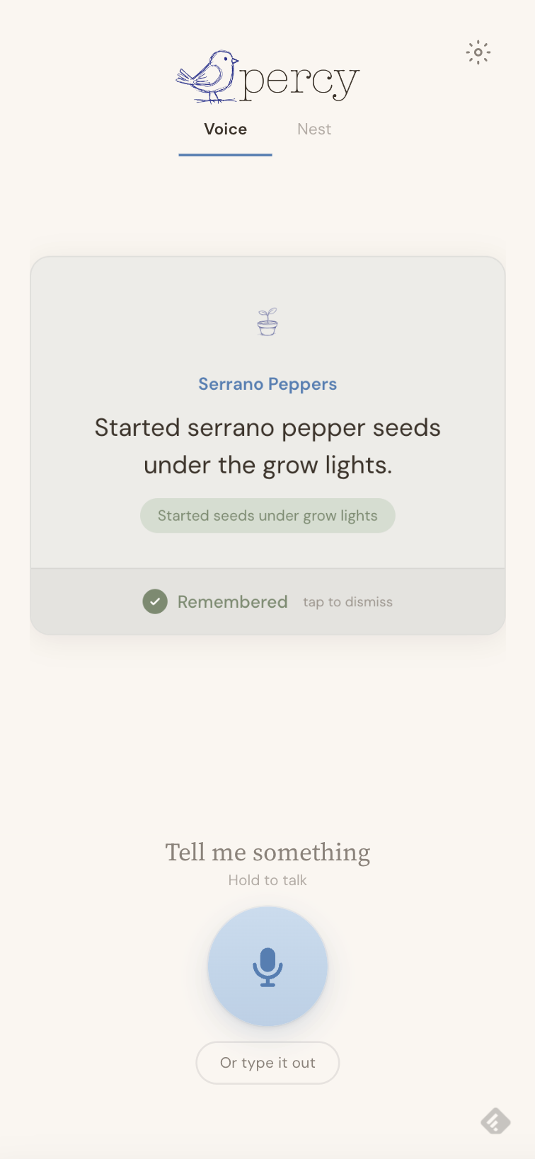 Percy confirms your observation and asks a follow-up question on mobile